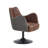 Loms Genuine Leather Swivel Accent Chair-940069370