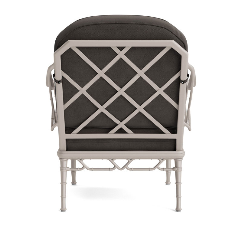 Calcutta Outdoor Lounge Chair, Fusion Charcoal, Dove Smooth