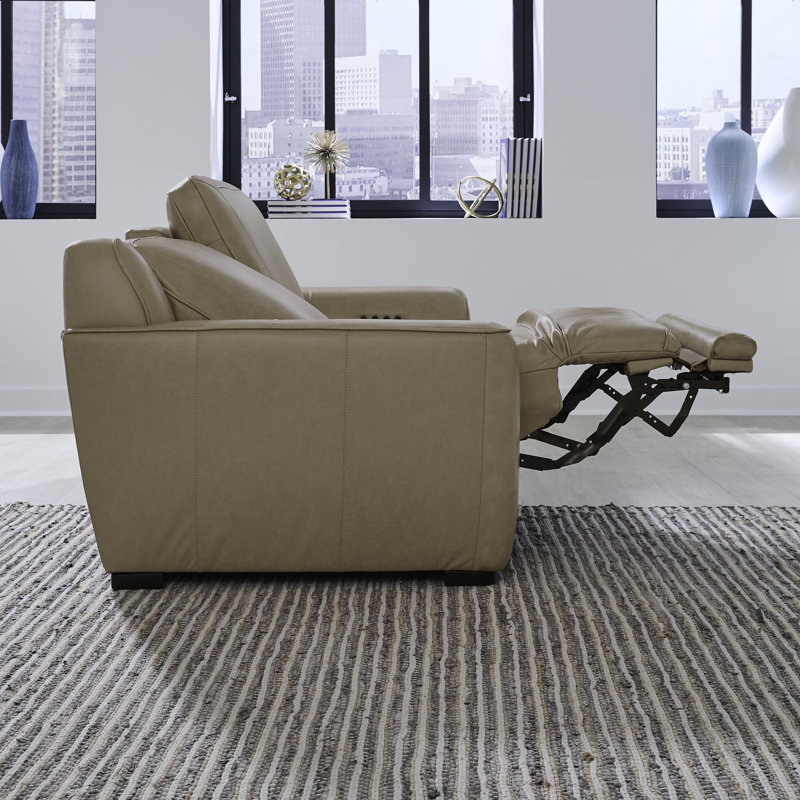 Causeuse inclinable électrique deux pièces, Beige