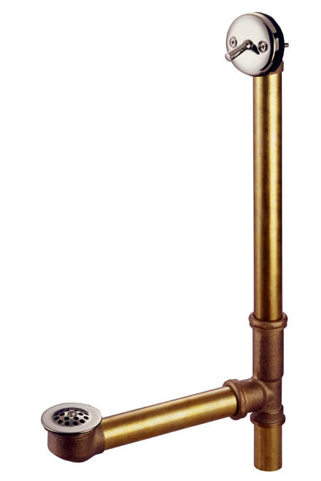 Made to Match Trip Lever Waste and Overflow with Grid, Brushed Nickel