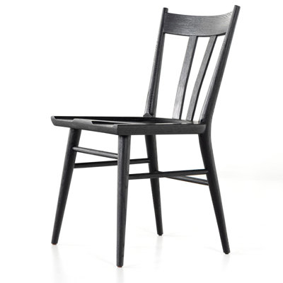 Gregory Dining Chair, Black Oak
