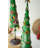 SET OF TWO RECYCLED METAL CHRISTMAS TREES