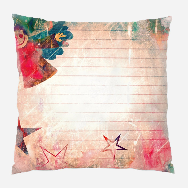 Coussin de noël Orme, Microsuède, Intérieur