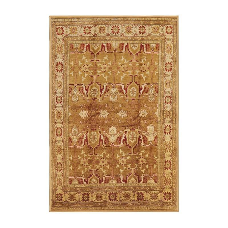 Tapis oriental brun / rouge, Rectangle 5 pi x 7 pi