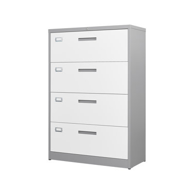 Bradnon 4 Drawer Vertical File Cabinet -  Inbox Zero, 4B02ED617D40405D89D4BBF811043BD2