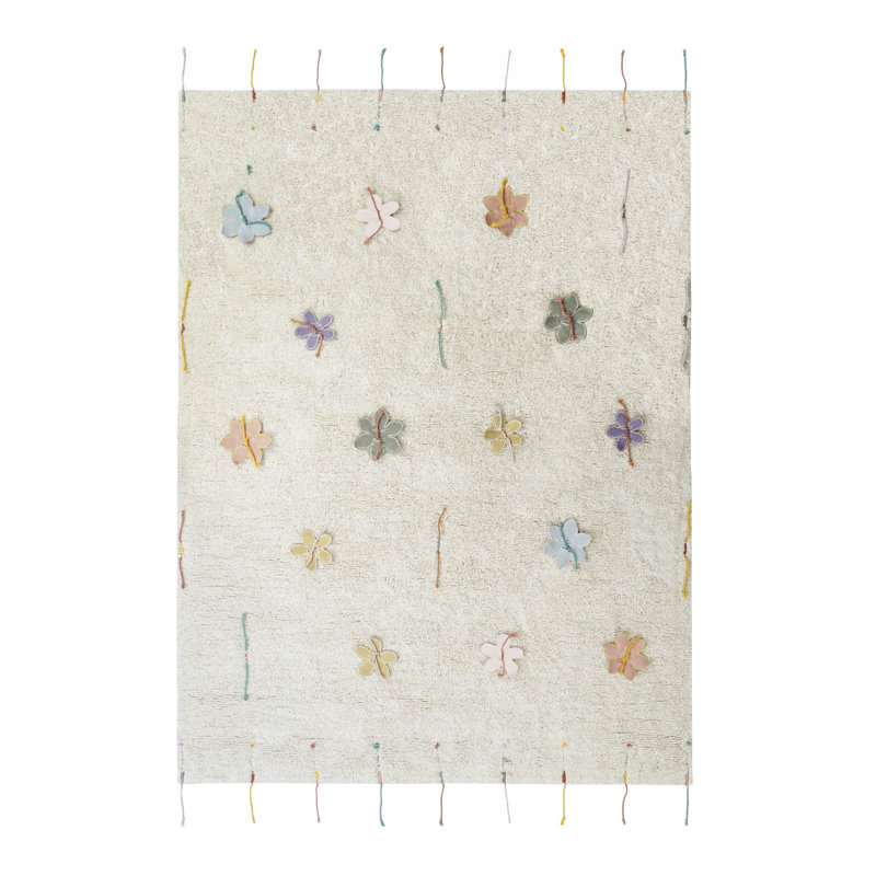 Washable Play Rug Wildflowers
