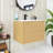 Wall-Mounted Single Bathroom Vanity Set With Ceramic Basin-114193208-114193211