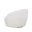 Chaise d'appoint pivotante rembourrée en polyester Lukas-129950702