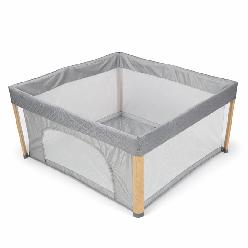 51"x51"x27" Foldable Baby Playpen with Mat, Play Yard For Boys Girls Babies And Toddlers, Portable Playpen Indoor Outdoor, Kids Safety Area Travel Play Yard With Storage Bag