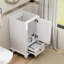 Base de meuble-lavabo simple 18 po seulement, surface peinte, portes à fermeture en douceur-109911293