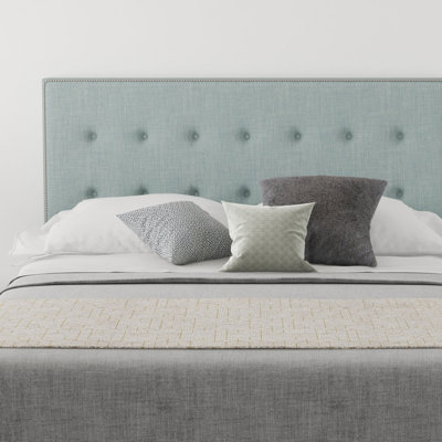 Wem Upholstered Velvet Panel Headboard