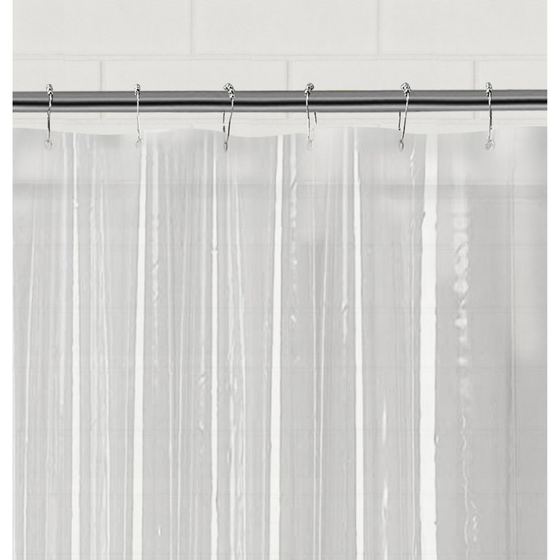 Rideau de douche simple Honn, Transparent