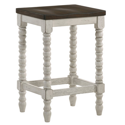 Cengiz 15.75" Width Wood Counter Height Stool