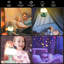 Veilleuse pour tout-petits, projecteur d'étoiles DEL avec minuterie, verte | Lumière douce et agréable pour les yeux, luminosité réglable, batterie rechargeable de 3000 mAh, changement de couleur, format portable pour l'heure du coucher-136127733