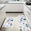 Ensemble de 2 tapis de cuisine pastel
