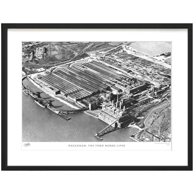 Dagenham, The Ford Works C1950 by Francis Frith - Single Picture Frame Print, 40cm H x 50cm W x 2.3cm D