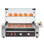 Couvercle de machine à frire électrique à 7 rouleaux et à hot-dog électrique 1850 W 1050 W