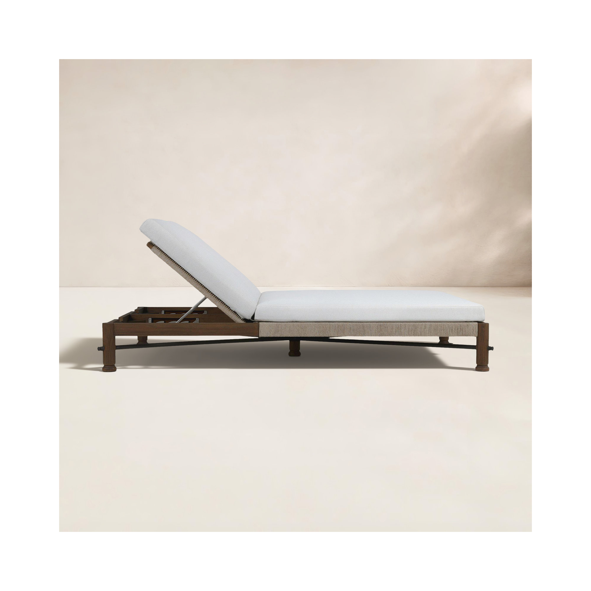 Finnegan Outdoor Double Chaise, Alessi Linen