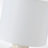18in Ivory Ceramic Table Lamp with Drum Shade