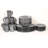 Denali Grey 16 Piece China Dinnerware Set- Service For 4
