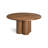 4 Quarter Round Solid Wood Dining Table-90927616-90927618