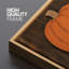 «Stacked Pumpkins Welcome Rustic Autumn», impression murale sur toile encadrée-133897413-133897414