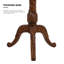 Hullinger Solid Wood Freestanding 8 - Hook Coat Rack