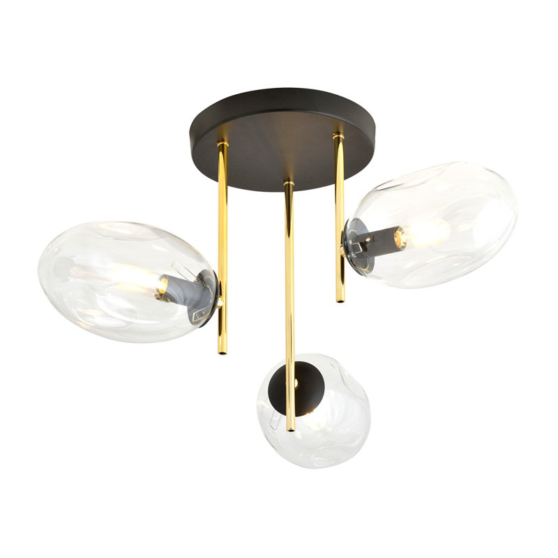 Maleya 3 - Light Novelty Chandelier, Transparent