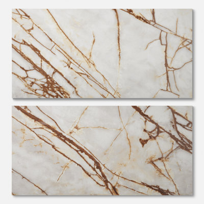 Marfino 24 In. X 48 In. Marble Look Matte Porcelain Floor And Wall Tile (15.49 Sq. Ft. / Case)