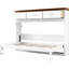 Lit simple blanc, 3 tiroirs pour le rangement et la construction, lit peu encombrant et durable, blanc, grand espace de rangement, facile à assembler