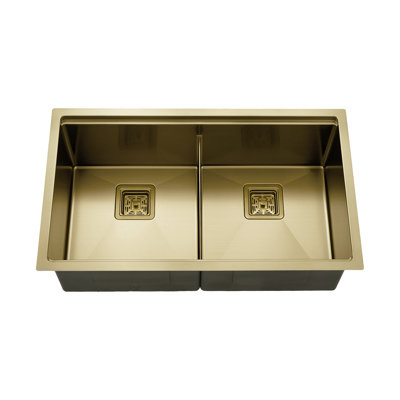 Nano 32" L x 19" W Dual Mount Double Bowls Workstation Kitchen Sink In 16 Gauge