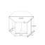 Table de chevet moderne Mid Century-1554085932