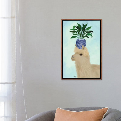 «Llama Aspidistra» par Fab Funky - impression d'art graphique