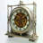 THE GEARS CLOCK Wall Clock with Real Moving Gears LU-LI_ 13 in "TROISVIERGES" SILVER-ANTIQUE