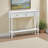Dune French Farmhouse White Finished Wood 3-Drawer Console Table, 31.72'' H X 39.28'' W X 9.2'' D-1301900359