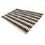 Tapis noir et blanc Ponce