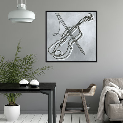 Mark Sargent " Gray Violin " by Mark Sargent