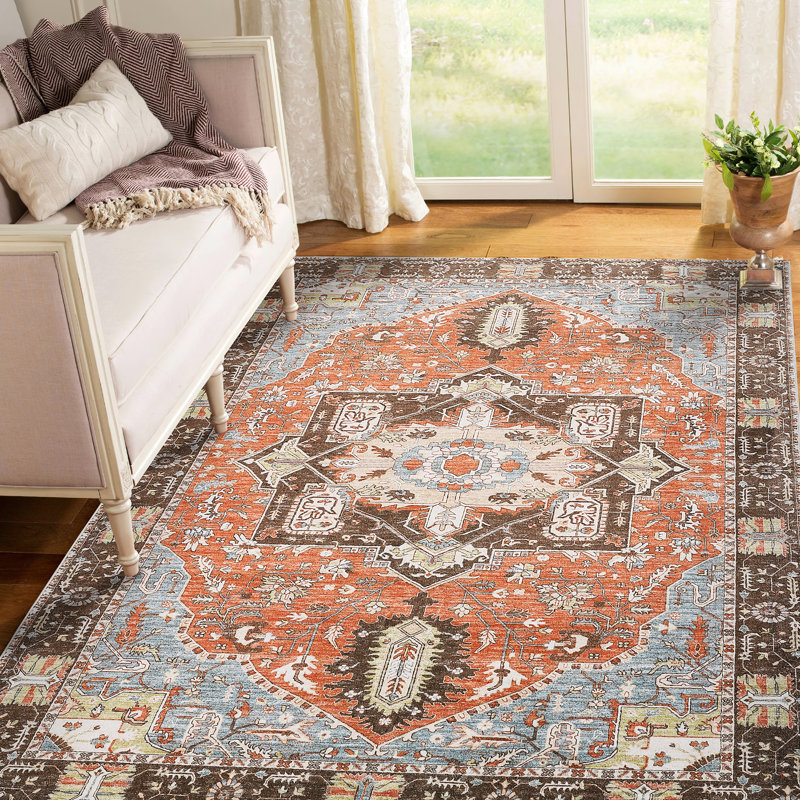 Alania Oriental Rug, Rectangle 5' x 7'