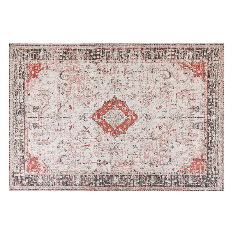 Artor Geometric Cotton Area Rug, Rectangle 160 x 230cm