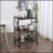 3 Tier Rolling Kitchen Cart with Storage, Sliding Baskets, and Side Hooks for Multi-Functional Use in Dining and Living Spaces