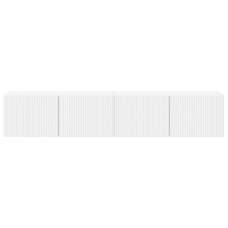 Unfinished TV Stand, 29.5cm H x 78.5cm L x 31cm W, White