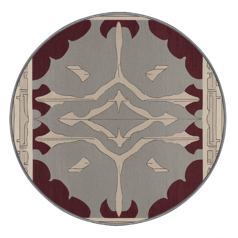 Parallel Vision Rug, Round 3'