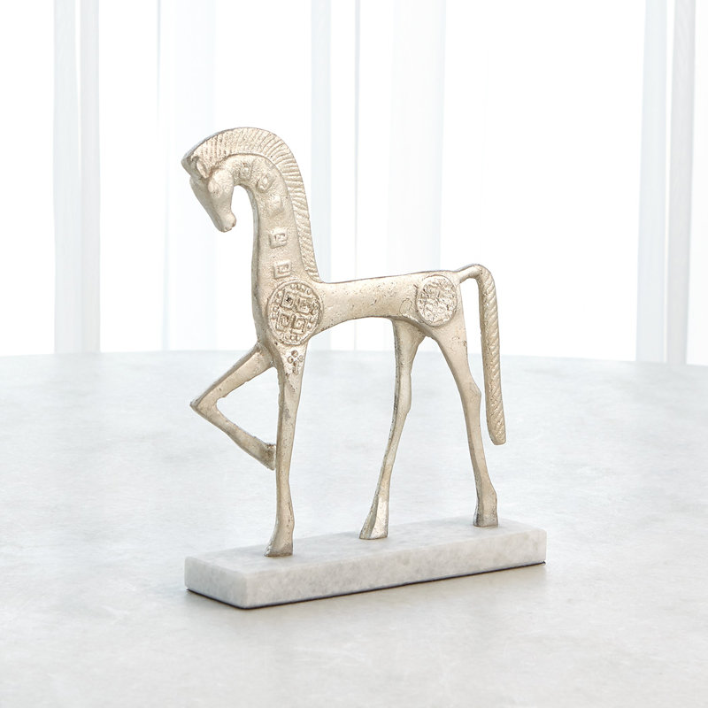 Cheval romain-Argent-Sm