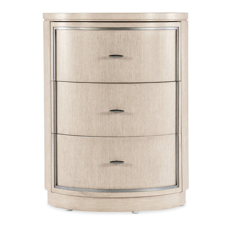 Table de chevet 3 tiroirs Nouveau Chic