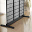 Room Divider Stand - Walnut - 3 Panel-1724886516-1724886518