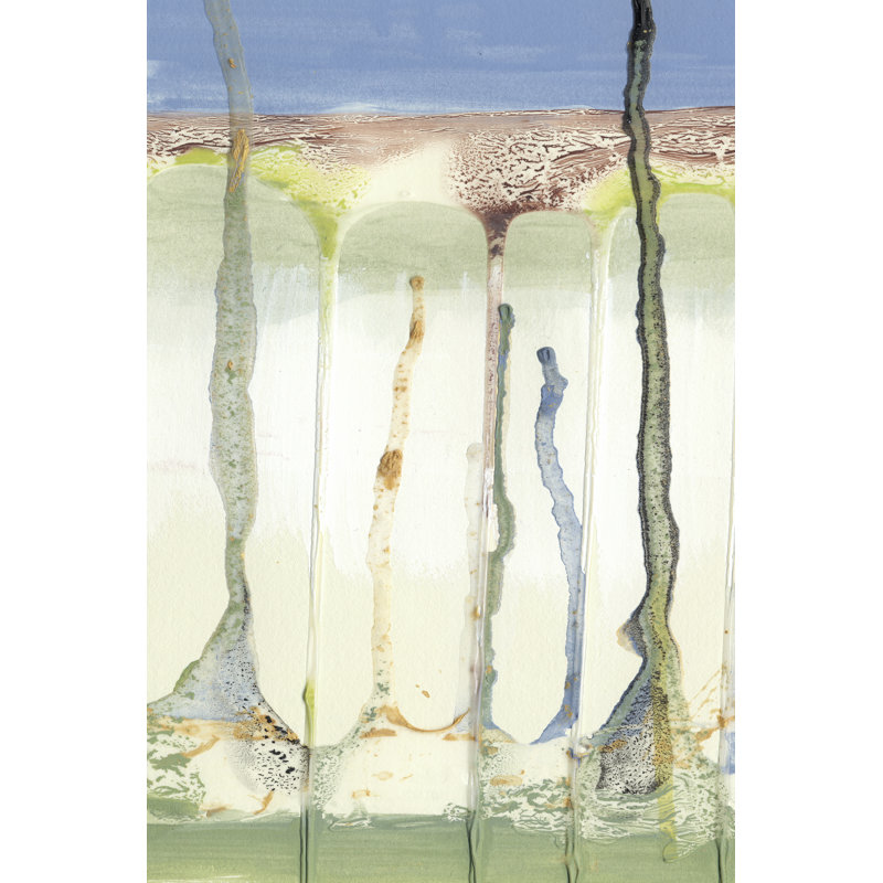 Tributary II - Wrapped Canvas Painting, 46cm H x 30cm W
