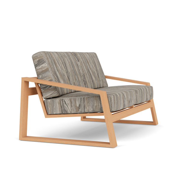 Pursuit Outdoor 2 - Seat Loveseat, Woodgrain Ash