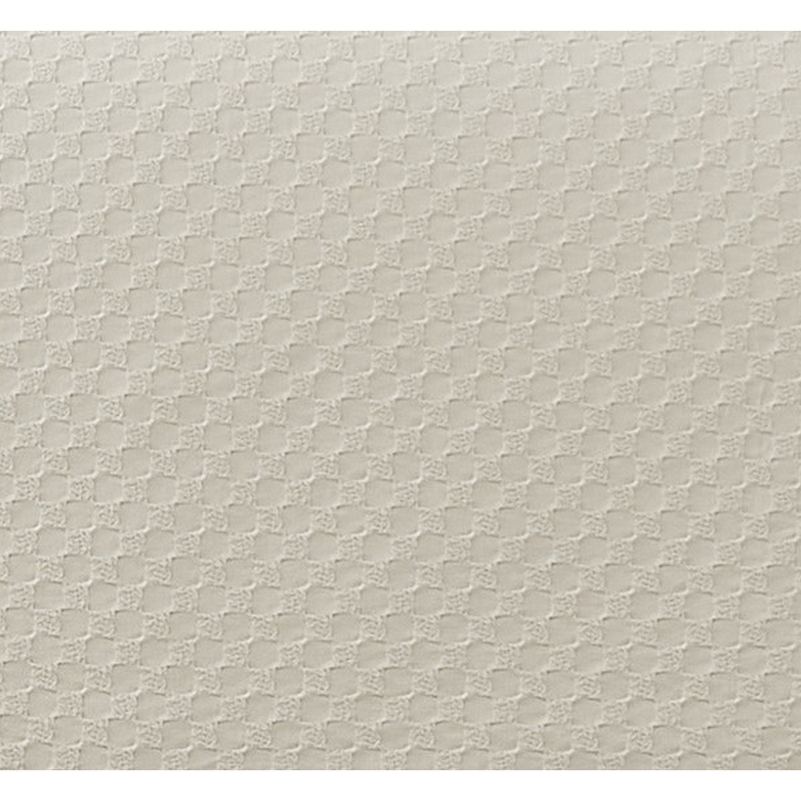  Woven Texture Cream, Queen Comforter + 2 Standard Pillow Shams, Cream