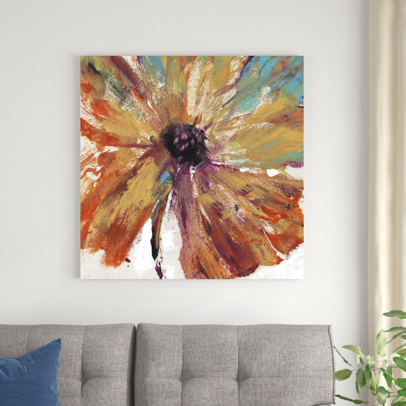 " Orange Splash I ", 36" H x 36" W x 1.25" D