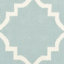 Capirano Geometric Wool Hand Woven Area Rug-15827869